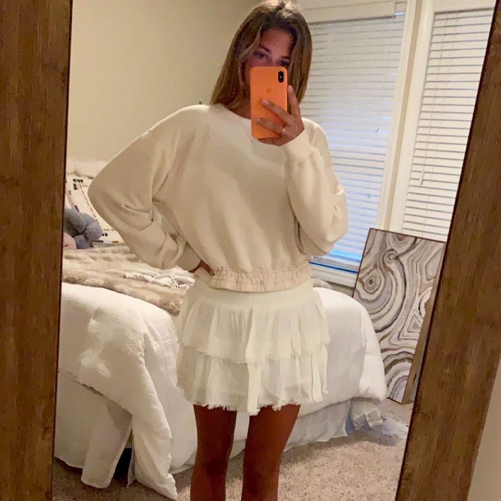 Aerie ruffled skirt
